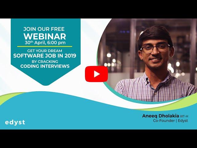 Webinar on Software Job Opportunities in 2019!