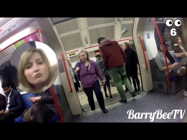fake penis prank on train