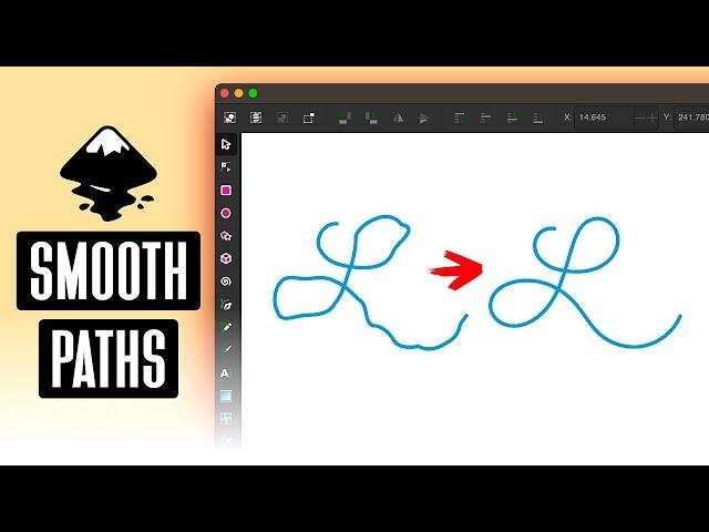 How To Smooth An Already Drawn Path In Inkscape