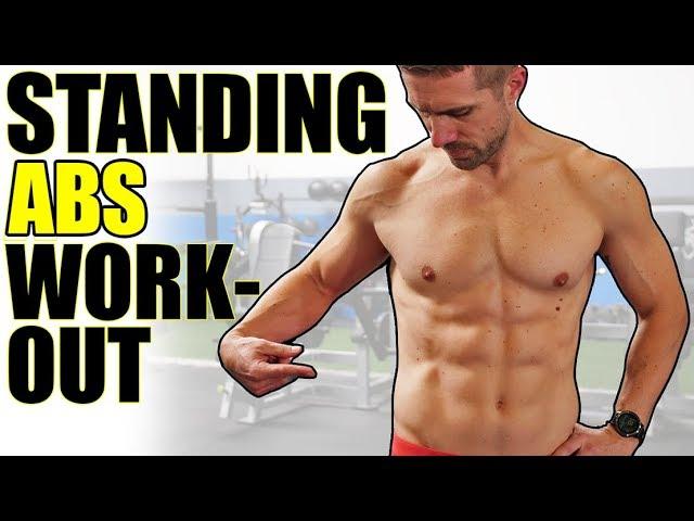 10 MINUTE STANDING ABS ROUTINE | Strong Six Pack Core Workout