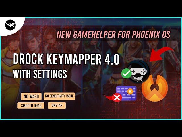 NEW GAMEHELPER ! Phoenix OS for Free Fire Keymapping No Sensitivity issues Best Octopus |Tech Drock