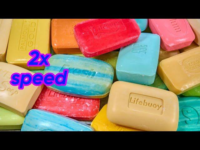 2x SPEED | ASMR SOAP | Dry Soap cutting| Soap Carving | No Talking | 4K