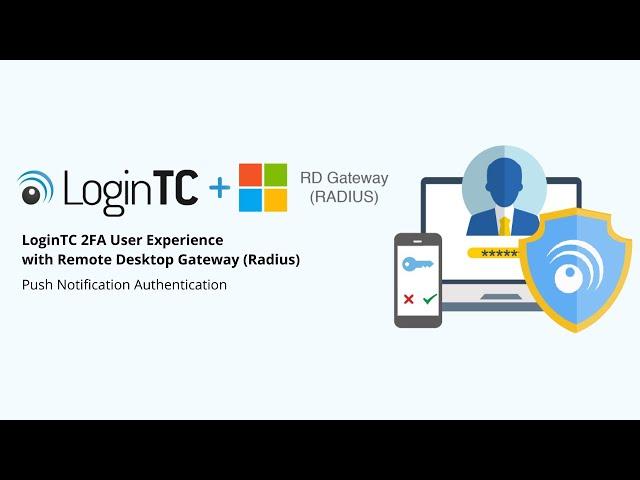 Remote Desktop Gateway with RADIUS with 2FA Push Notification Authentication User Experience