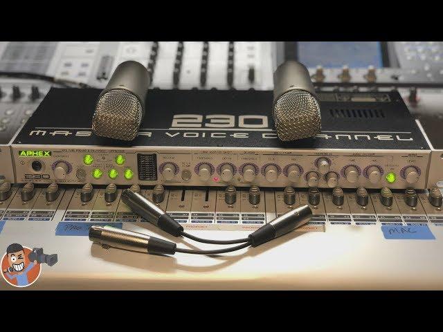 2 Mics connected to 1 Voice Channel Strip (at the same time!!!)// HOSA YXF-119 Y-CABLE: