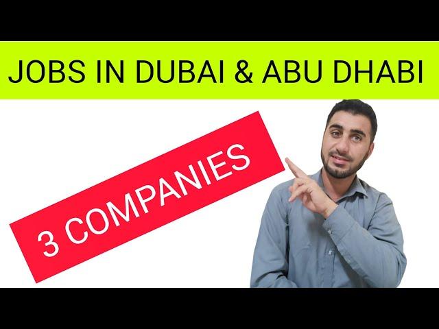 JOBS IN ABUDHABI & DUBAI 3 COMPANIES / Drivers Jobs in Dubai UAE WALK-IN INTERVIEW / FOUGHTY1
