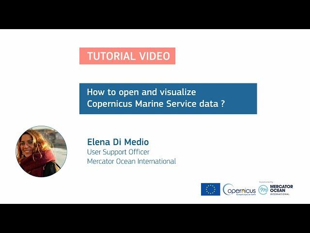 Tutorial - Open and Visualize Copernicus Marine Service data