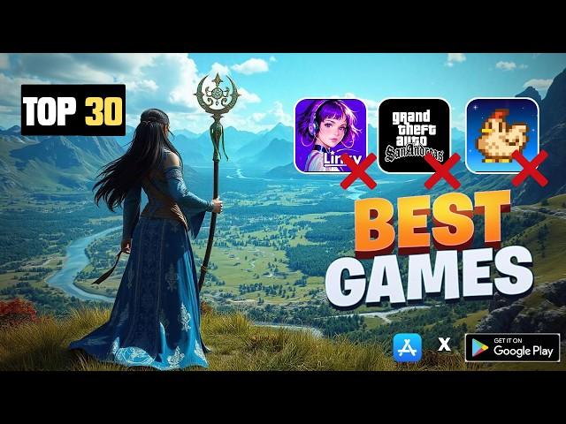 30 Top New Best (Android/iOS) Mobile Games 2025 | High graphics Games (Offline/Online)