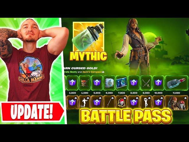 JACK SPARROW BATTLE PASS & MYTHIC HAR KOMMIT TILL FORTNITE