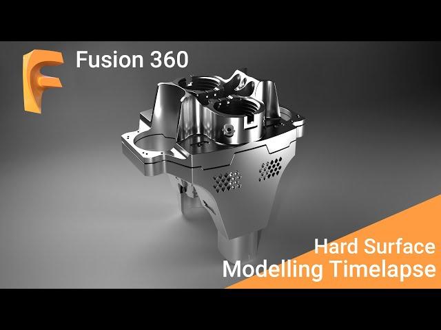 Fusion 360 Hard Surface Practice 04 | Form Study - Vitaly Bulgarov | - Timelapse