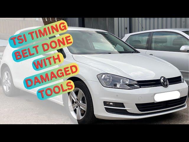 VW Golf 1.4 TSI Timing belt replacement