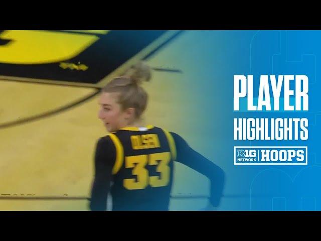 Lucy Olsen Highlights vs. Wisconsin | Iowa Women's Basketball | 03/02/2025