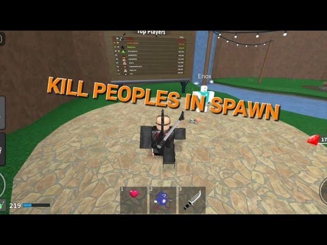 Kill people In spawn GLITCH | KAT