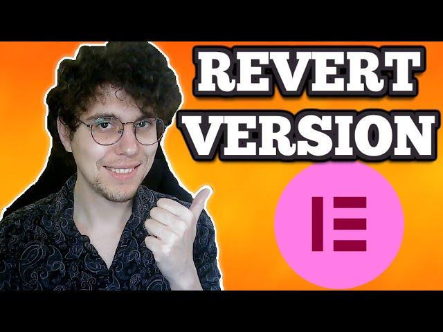 How To Revert To Older Version Of Elementor