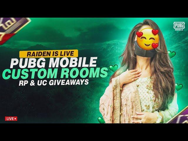 UC Giveaway and RoyalPass Giveaway in Advance Custom Rooms PUBG Mobile Live ON 7K subscribers
