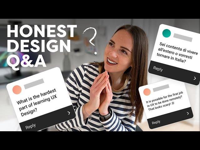 UI/UX Design, side hustles and life Q&A