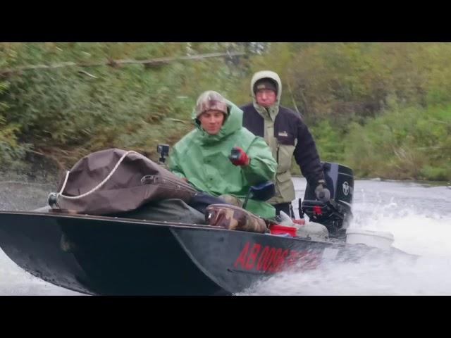 Видеоотчет от Алексея из Сыктывкара. Лодка 5 метров , мотор Тохатсу 50 водомет.