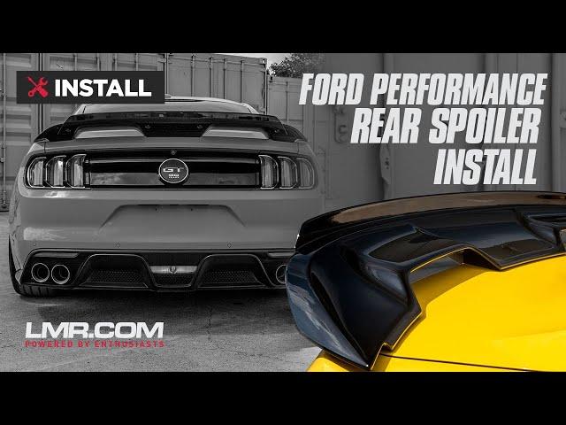 How To Install 2015-2023 Ford Performance M-16600-FP Rear Spoiler w/ Gurney Flap