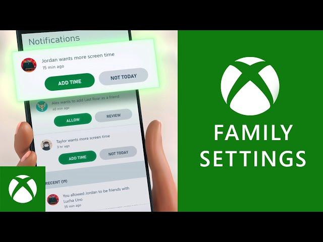 How the Xbox Family Settings App Works