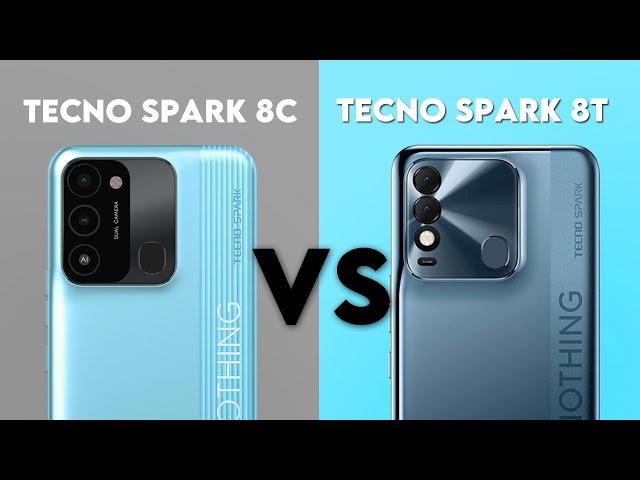 TECNO SPARK 8C vs TECNO SPARK 8T