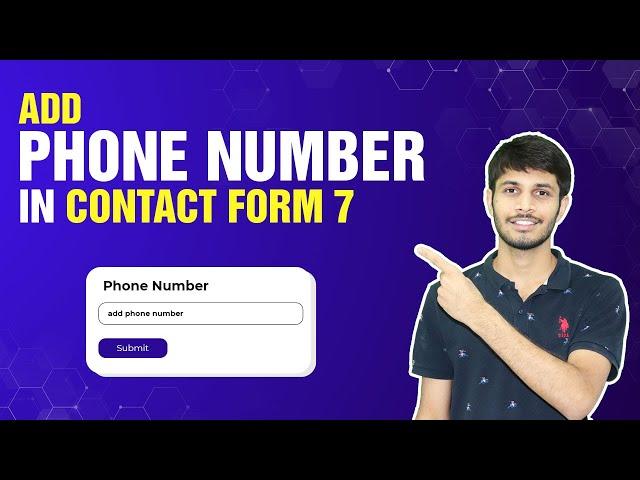 How To Add Phone Number Field In Contact Form 7 | WordPress Tutorial