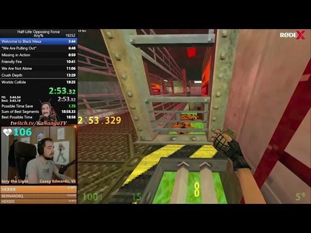 [WORLD RECORD] Half-Life: Opposing Force scriptless Speedrun in 19:17