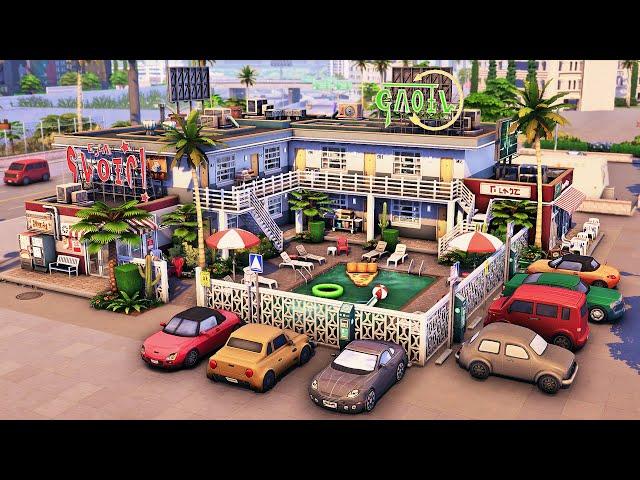 Downtown Motel | The Sims 4 Speed Build