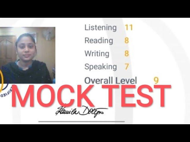 ELLT | MOCK SPEAKING TEST | OIETC