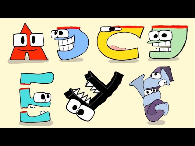 Alphabet Lore Dumb Ways to Die - DANGEROUS PLAYGROUNDS (Cartoon Animation meme)