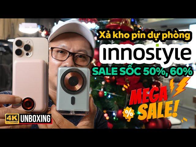 XẢ KHO PIN DỰ PHÒNG INNOSTYLE: MEGA SALE 60% OFF, GIẢM SỐC 50%, 60% PIN XỊN MAGSAFE, SỐ LƯỢNG CÓ HẠN