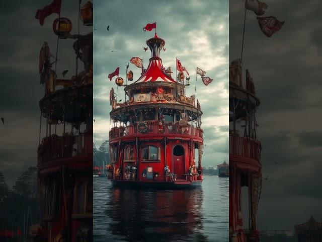 Circus on water  #ai #aiart #fantasy #shortfilm #circus