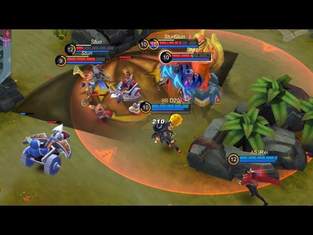 Gameplay Lolita - Full Rotasi, Montage Moment kena 5!Auto rata!!! Mobile Legends