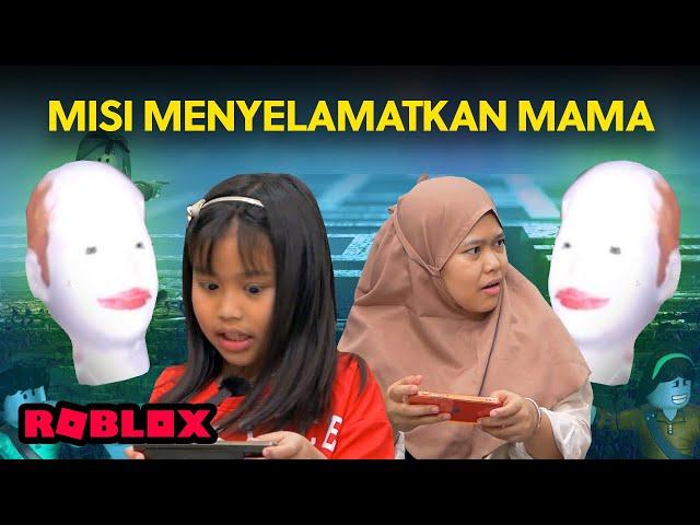 GEMES PARAH!! DIKEJAR HANTU KEPALA -  SENJA FIRSTA MAIN GAME Roblox  Escape Running Head @mama_senja