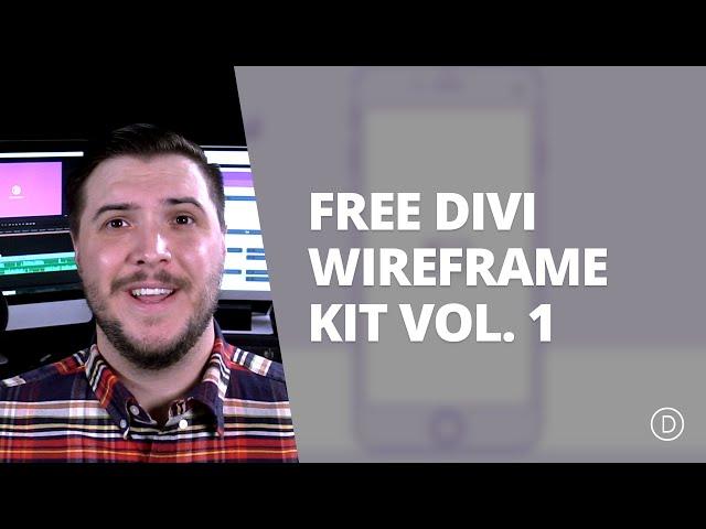 Free Divi Download: Wireframe Kit Vol 1