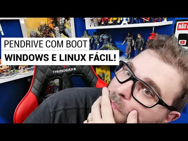 Como criar um PenDrive Bootável Windows e Linux | 𝗧𝗲𝗸𝗭𝗼𝗼𝗺