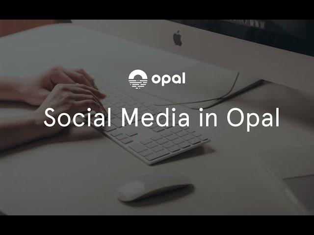 Social Media in Opal