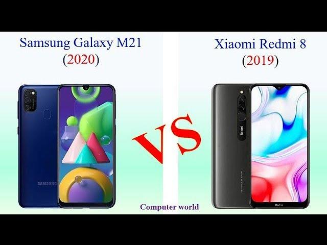 Samsung Galaxy M21 (2020) vs Xiaomi Redmi 8 (2019)