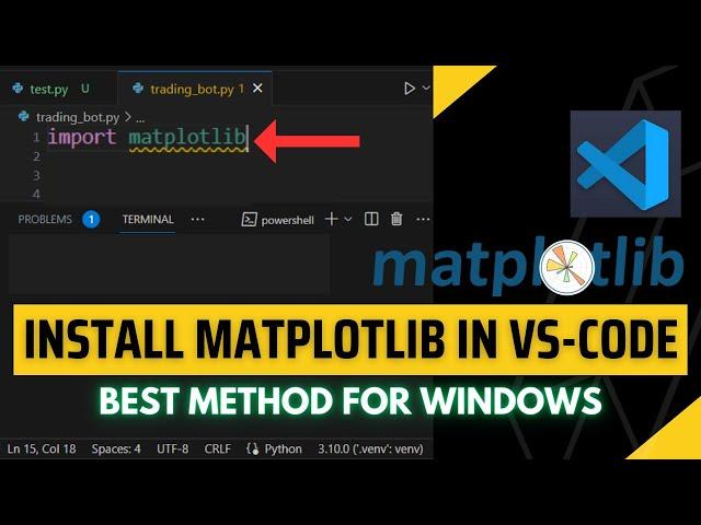 How to Install Matplotlib in Visual Studio Code (2023)