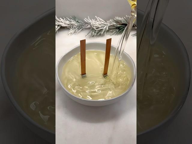 Christmas candle making pt.1️ #candle #diy #candlemaking #christmas #asmr #home #short #viral