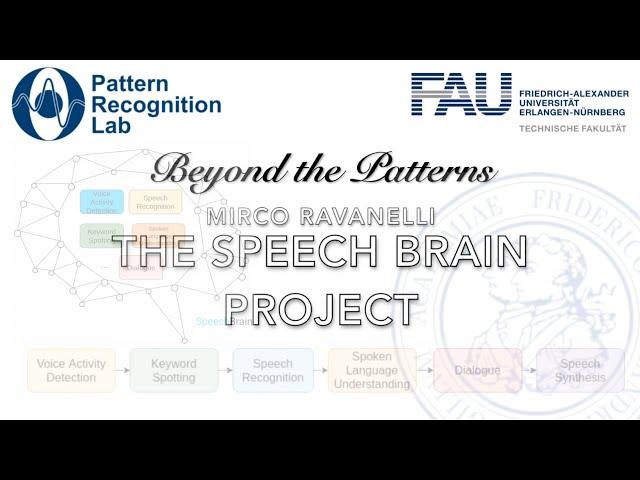 Beyond the Patterns 46 - Mirco Ravanelli (MILA): The Speech Brain Project