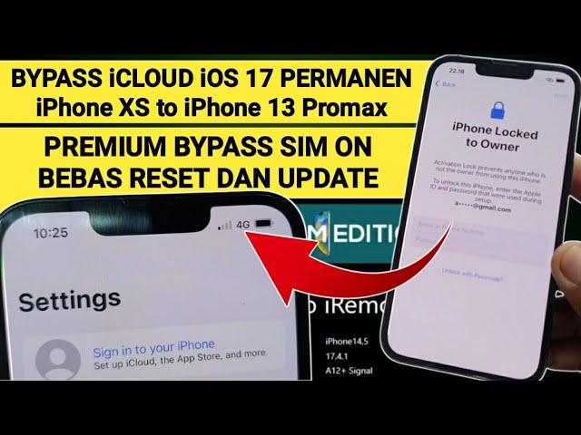 How to Bypass the Latest iCloud iOS 17 Signal ON permanently can be reset the updated