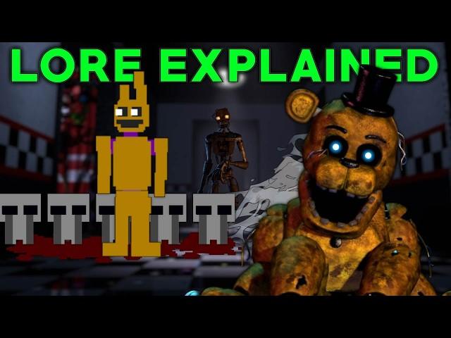 FNAF Lore Explained! (ft. Game Theory, RyeToast, & MORE) - Entire Timeline, Full Story, Every Theory