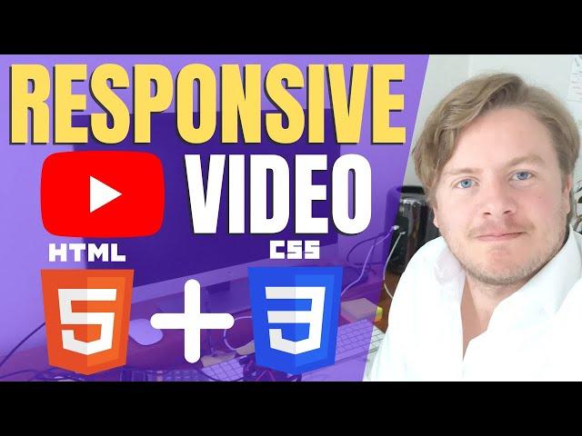 How to Add a Responsive YouTube Video in HTML and CSS