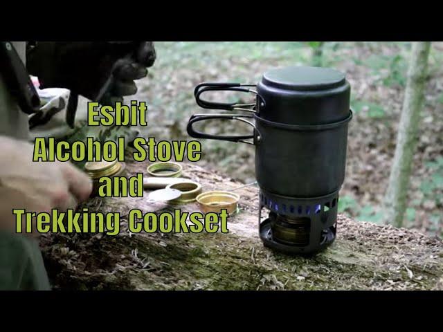 Boonedockery:  Esbit Alcohol Stove And Trekking Cookset Review