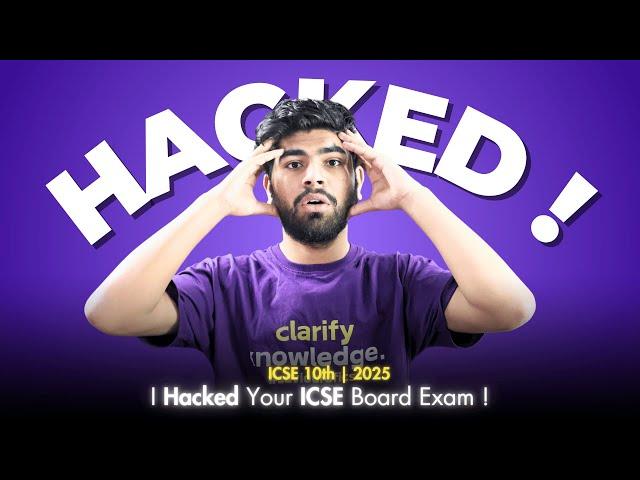 I Hacked Your ICSE Boards ! | ICSE Class 10 2025 | Super Important Tips for Scoring 95%