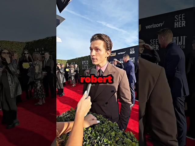 Tom Holland REUNITES With Robert Downey Jr.. #tomholland #robertdowneyjr #short