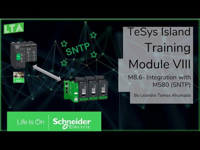 Training TeSys Island - M8.6 Integration with Modicon M580 (SNTP)