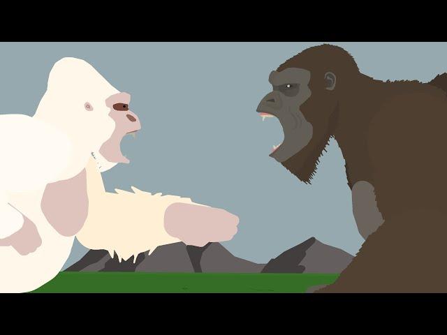 Kong vs George  |  BATTLE OF THE MONKES  |  Rampage vs MonsterVerse