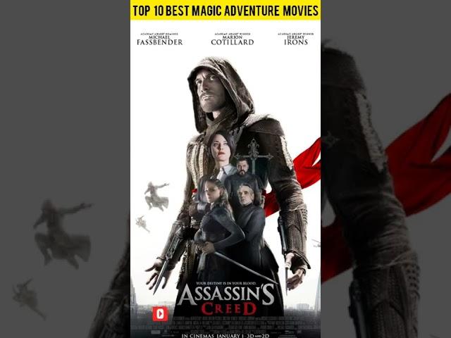 Top 10 Best Magic Adventure Movies In Hindi // Top 10 Magic Fantasy and Adventure Movies #short #mcu