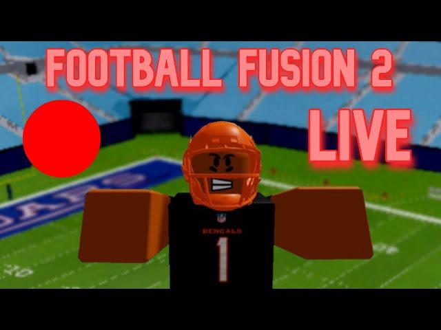  FOOTBALL FUSION ! ROBLOX LIVE STREAM ROAD TO 99