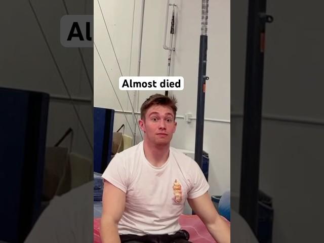 That was scary  #gymnast #gymnastic #sports #fails #fail #olympics #olympic #ncaa #gym